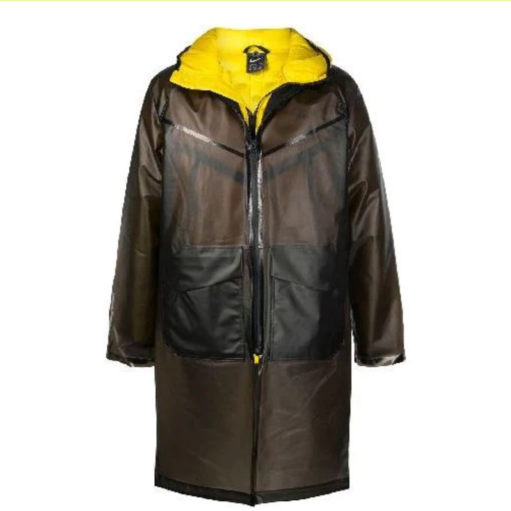 Men's Nike Sportswear Tech Detachable Hooded With Down Feather Jacket Black